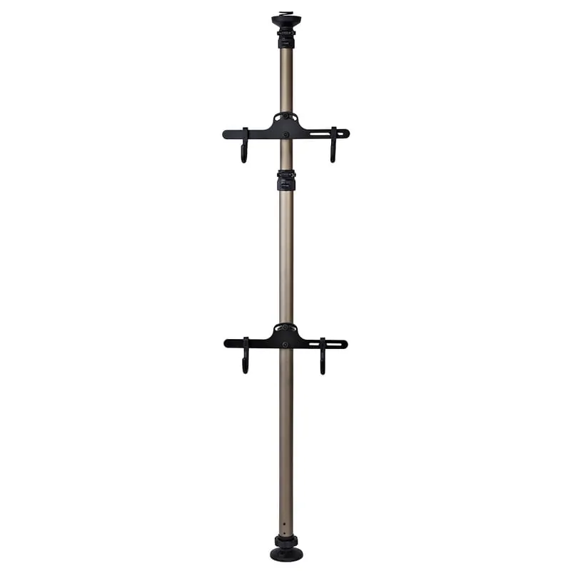 Two-Bike Pole Floor Stand