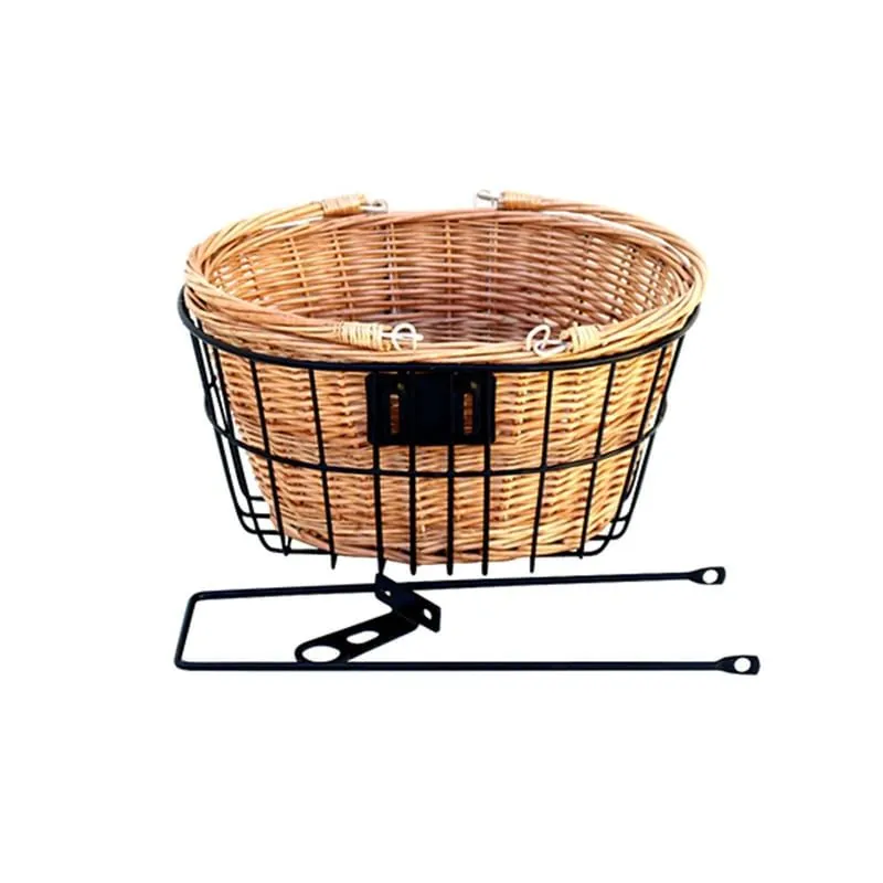Wicker+Metal Basket