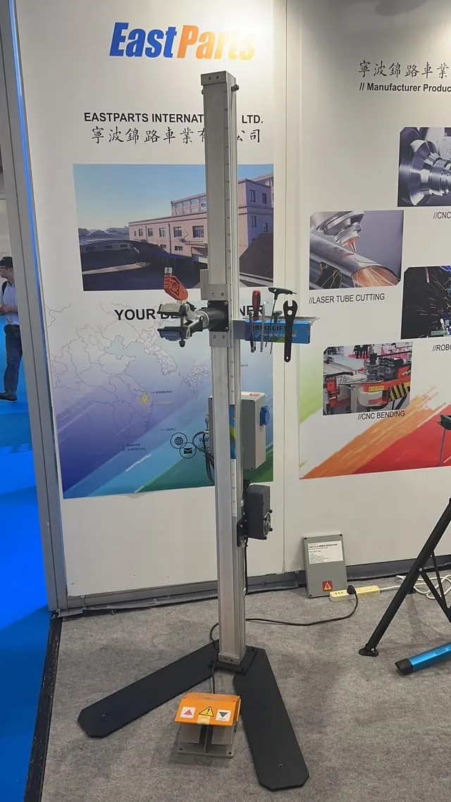 EASTPARTS workshop equipment display at Eurobike 2023