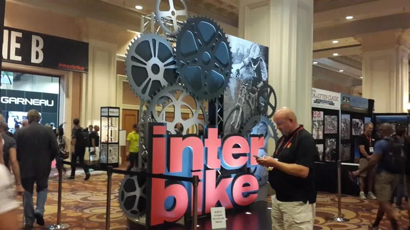 Interbike 2014 sign at Mandalay Bay, Las Vegas